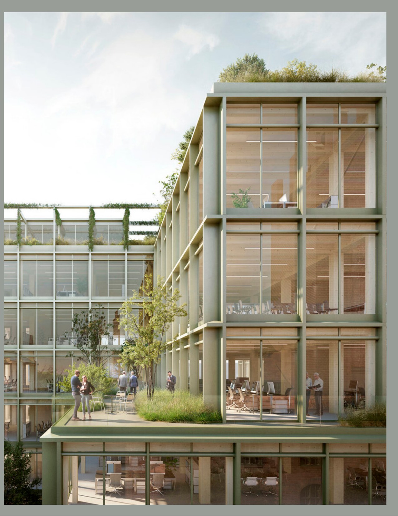 Residential building rendering